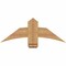 Ekena Millwork Bellingham Timber Gable Bracket, Western Red Cedar, 36"W x 13"H x 1 1/2"D x 5 1/2"F, 9/12 Pitch GBW036X13X0206BEL00SWR - alternate 1